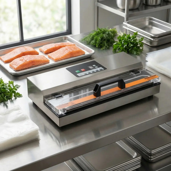 Salmão máquina de vácuo