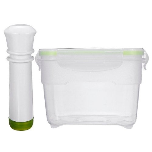 Caixa de armazenamento a vácuo com bomba