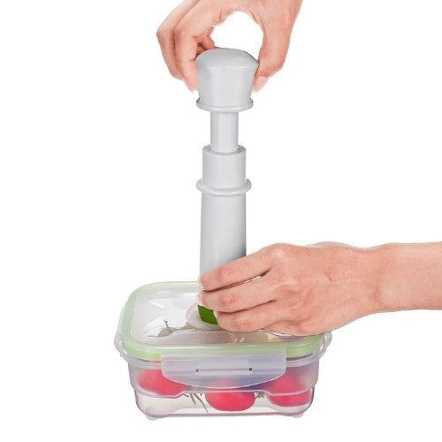 Caixa de conservação a vácuo com bomba