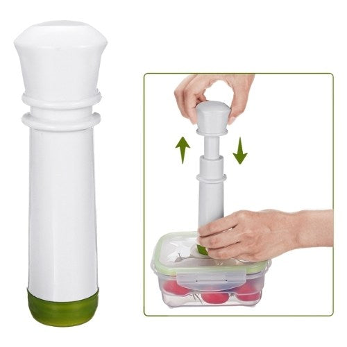 Caixa de armazenamento a vácuo com bomba