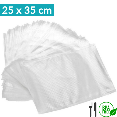 sacos de vácuo em relevo 250x350mm