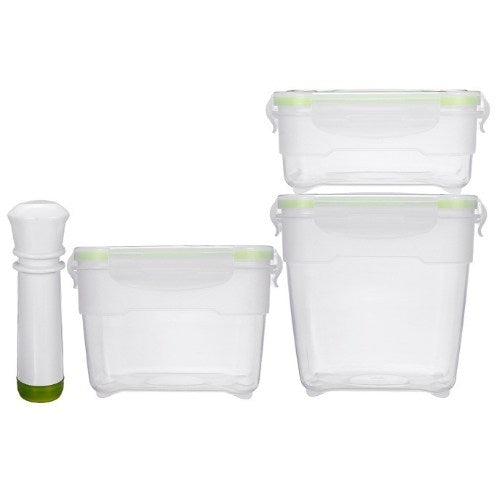 Caixa de armazenamento a vácuo com bomba