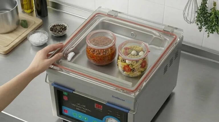 Qual máquina de vácuo escolher para potes de vidro?