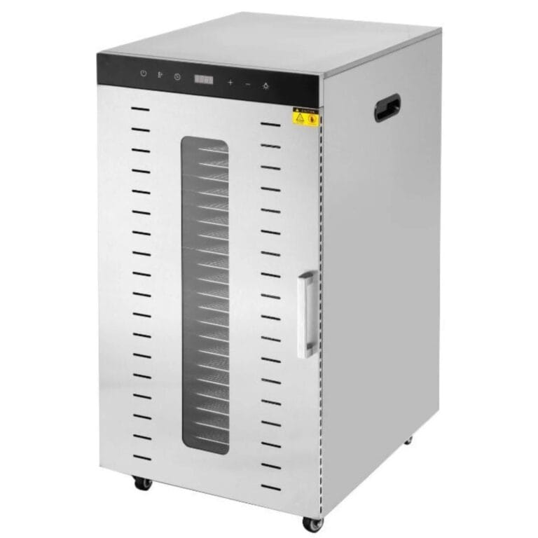 Desidratador de alimentos profissional - 24 tabuleiros (2000W / 30 a 90°C)