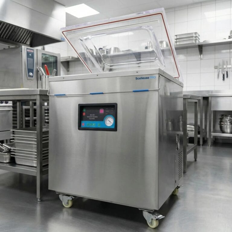 Máquina de Vácuo de Câmara (2 barras de 70cm / 1800W)