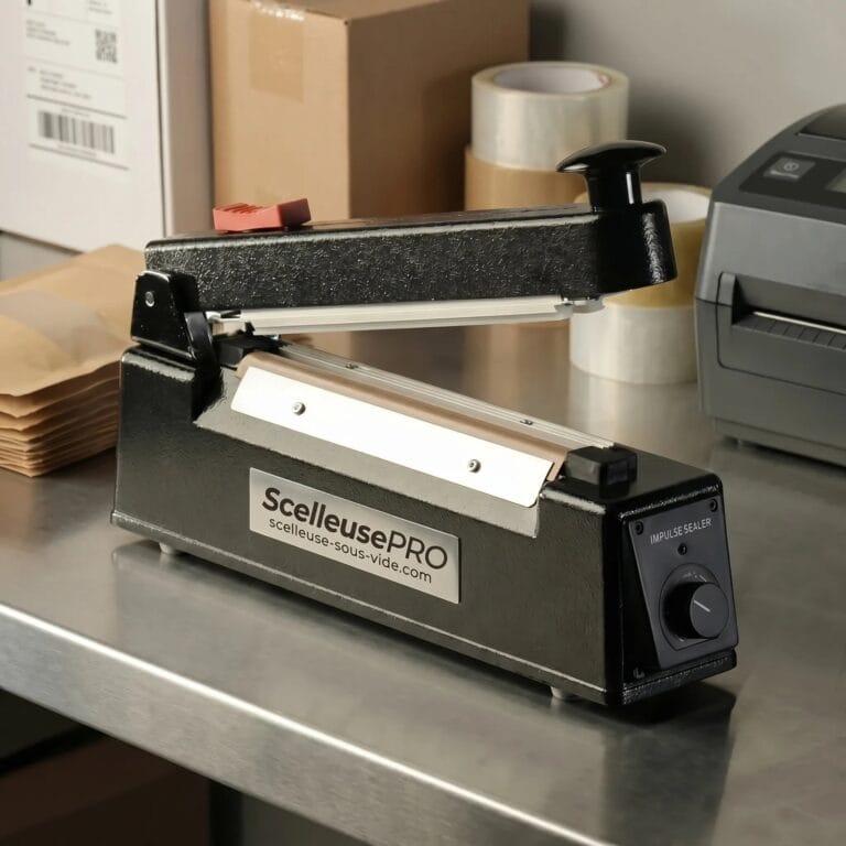 Seladora Manual de Sacos Plásticos - Impulso (200mm a 500mm)